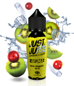 Just Juice Kiwi Cranberry On Ice Flavour Shot 60ml
