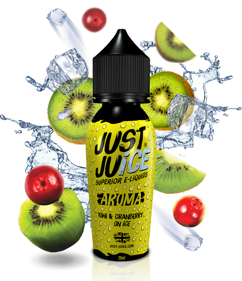 Just Juice Kiwi Cranberry On Ice Flavour Shot 60ml