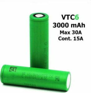 VTC6A 18650 3000mAh 3.7V