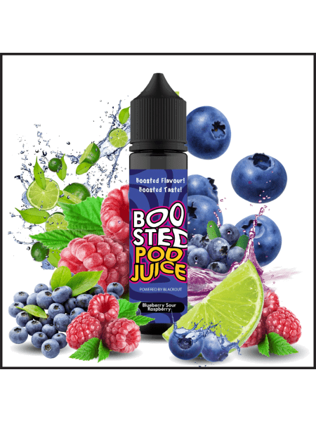 Blackout Boosted Pod Juice Blueberry Sour Raspberry Flavorshot 60ml