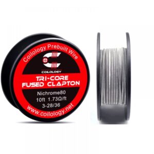 Tri-Core Fused Clapton Coilology 1.73 ohm/ft 3*28/36