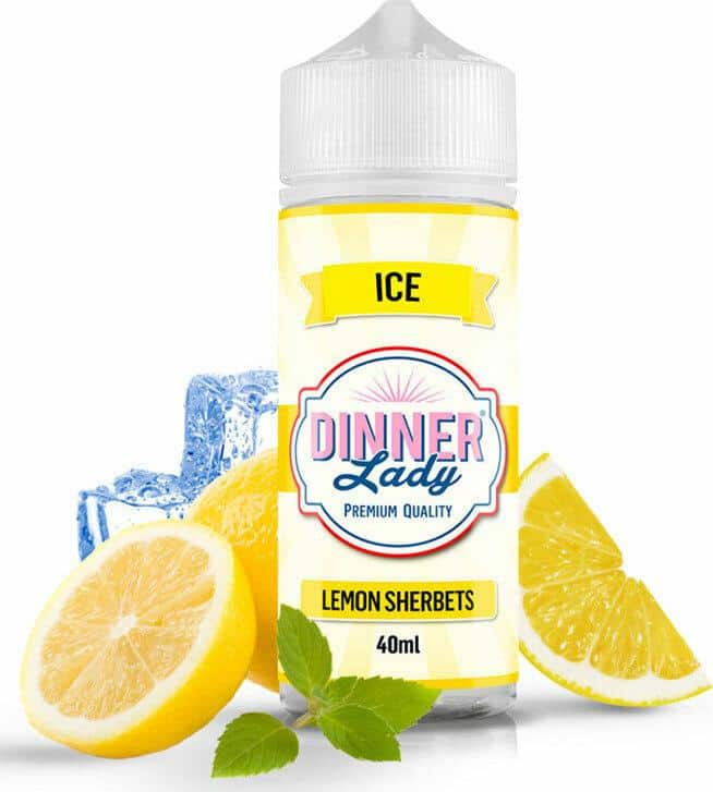 Dinner Lady Flavour Shot Lemon Sherbets Ice 120ml