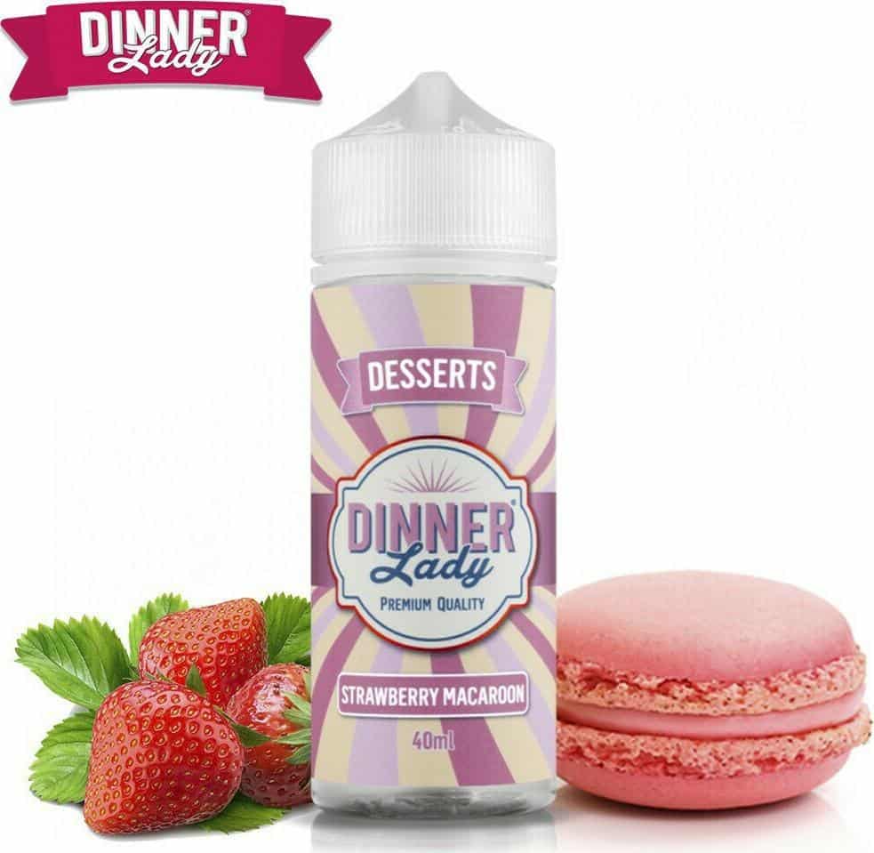 Dinner Lady Flavour Shot Strawberry Macaroon 120ml