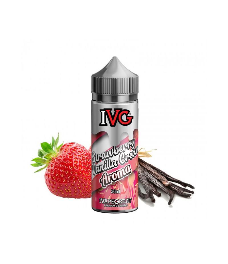 IVG Flavour Shot Strawberry vanilla Cream 36/120ml