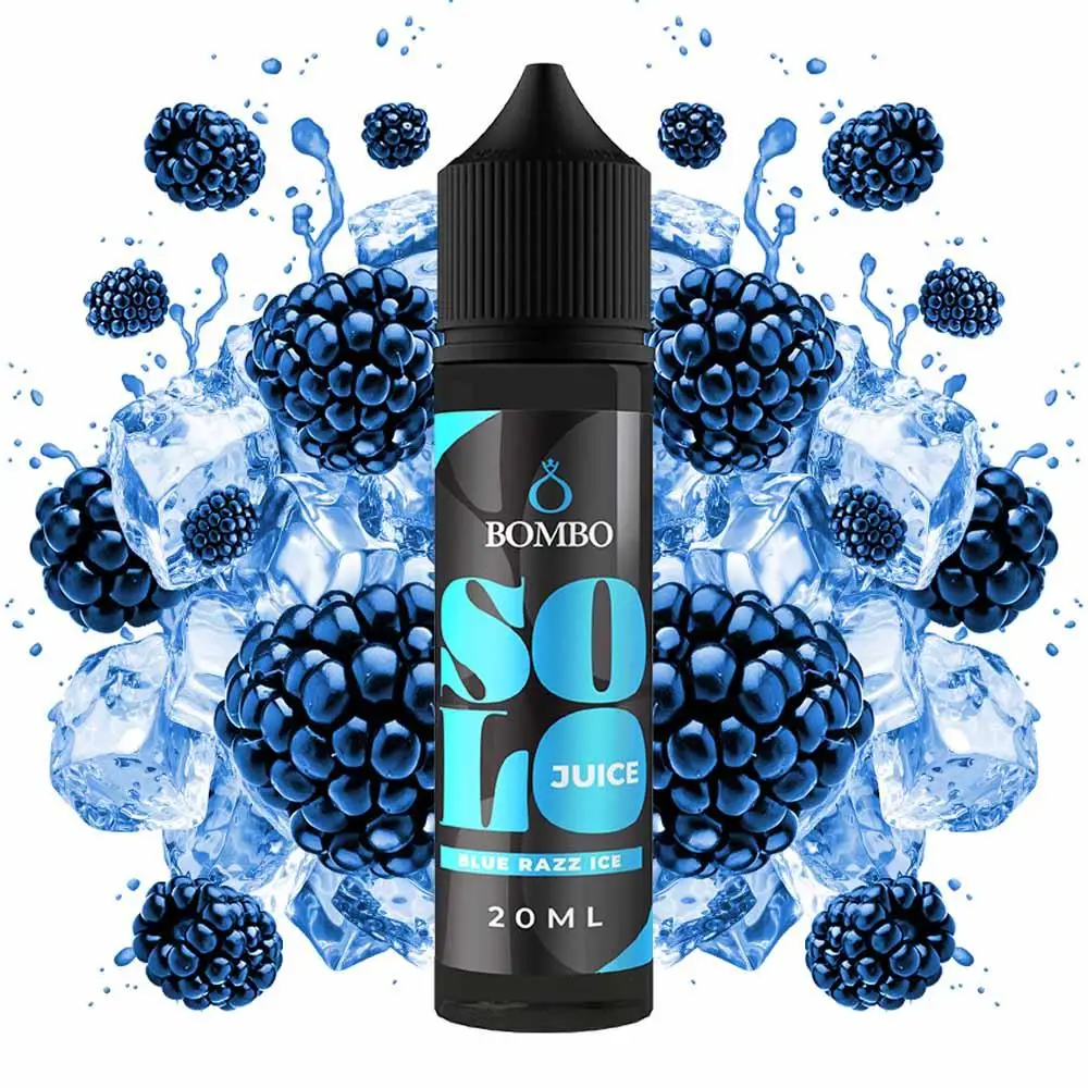 Bombo Solo Juice Blue Razz Ice 20ml/60ml Flavorshot