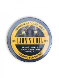 Lion's Premium Spooled Wire Framed Staple 0.89ohm 3m