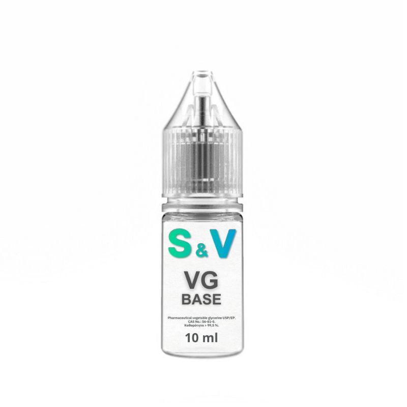 S&V Base VG 10ml - Βάση Φυτικής Γλυκερίνης 10 ml