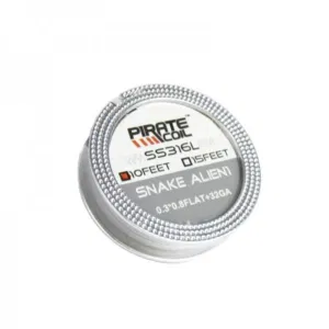 Pirate Coil - Wire Snake Alien 1 SS316L 0.3*0.8flat+32G