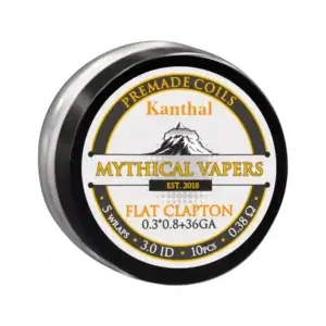 Mythical Vapers  Flat Clapton Kanthal A1 ~ 0.38 ohm