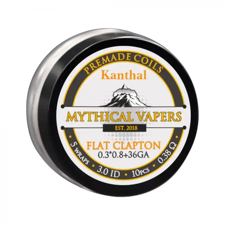 Mythical Vapers Flat Clapton Kanthal A1 ~ 0.38 ohm