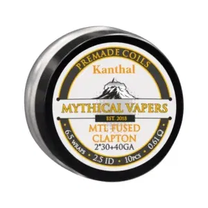 Mythical Vapers MTL Fused Clapton Kanthal A1 ~ 0.65 ohm