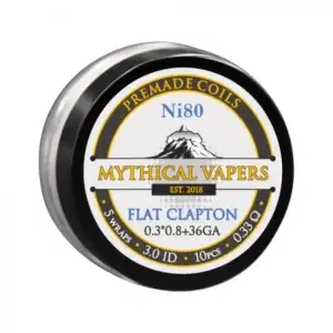 Mythical Vapers Flat Clapton Ni80 ~ 0.33 ohm