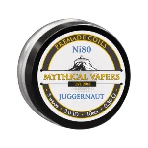 Mythical Vapers Juggernaut Ni80  ~ 0.30 ohm