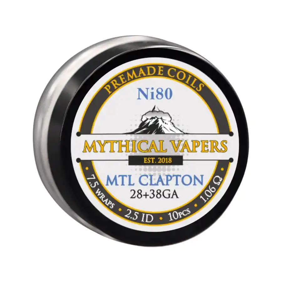 Mythical Vapers MTL Clapton Ni80 ~ 1.06 ohm