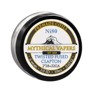 Mythical VapersTwisted Fused Clapton Ni80 ~ 0.65 ohm