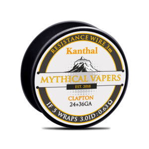 Mythical Vapers Σύρμα Clapton Kanthal A1 24+36GA  3m