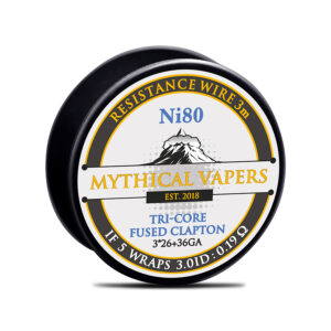 Mythical Vapers Σύρμα Tri-core Fused Clapton Ni80 26*3+36GA 3m