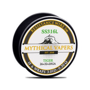 Mythical Vapers Σύρμα Tiger SS316L 26GA+(32GA+20GA) 3m