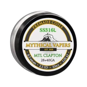 Mythical Vapers MTL Clapton SS316 ~ 1.01 ohm