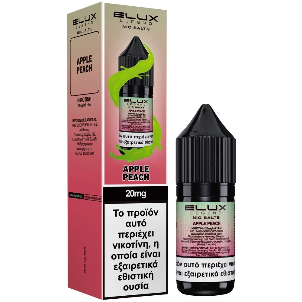 Elux Salt Apple Peach 20mg 10ml