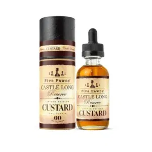 Castle Long Custard Flavour Shot 30ml/60ml - Five Pawns