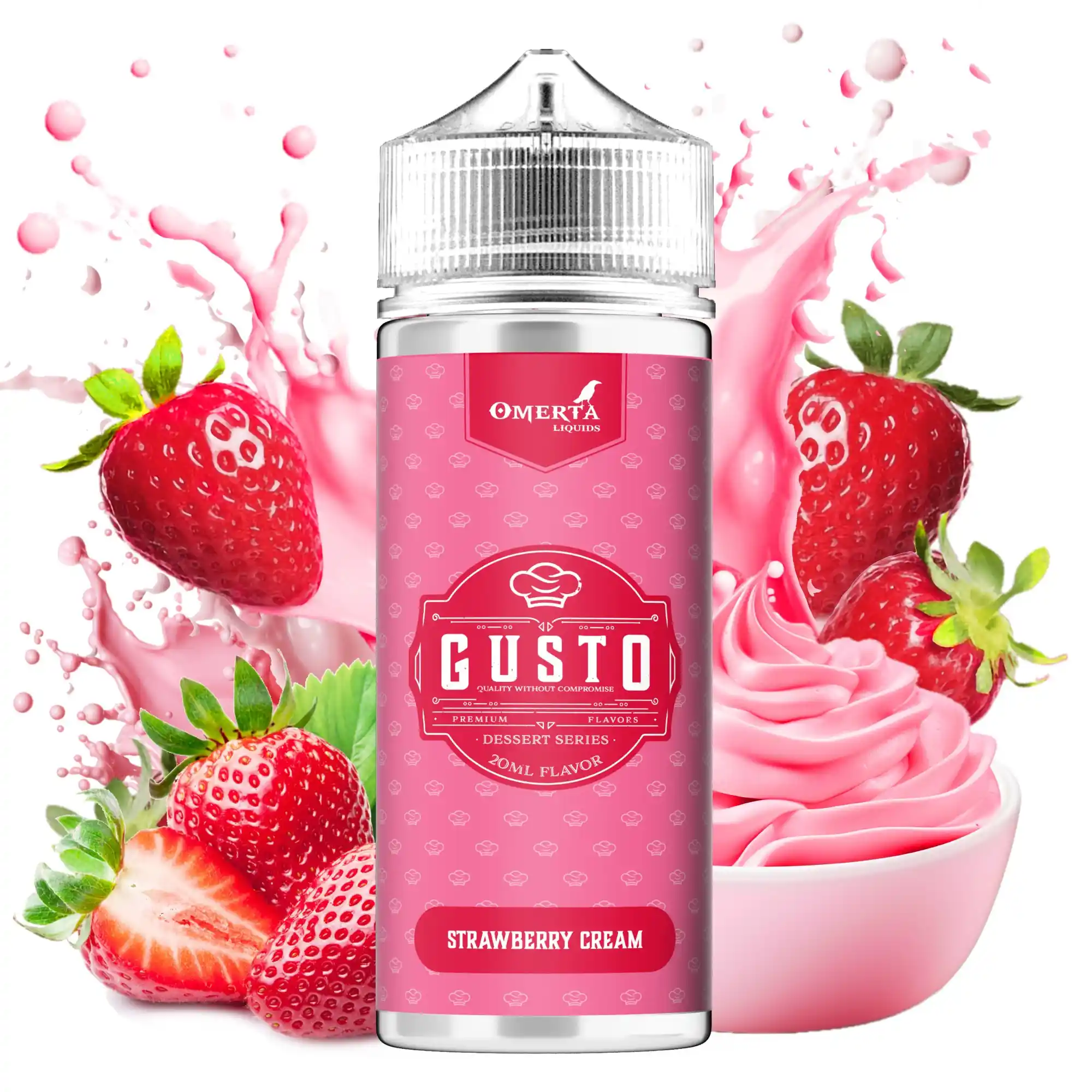 Gusto Strawberry Cream 20ml/120ml