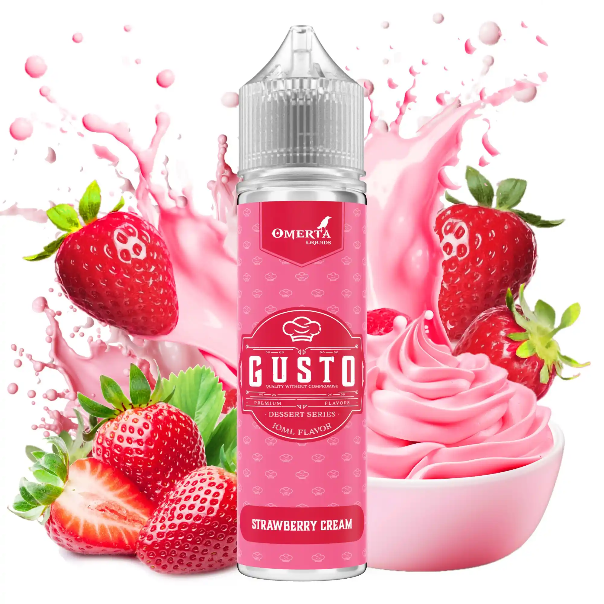Gusto Strawberry Cream 10ml/60ml