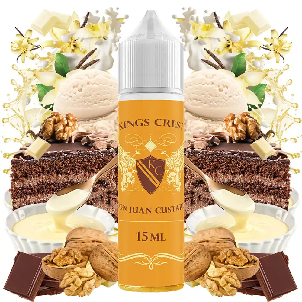 Kings Crest Don Juan Custard 15ml/60ml
