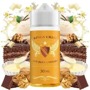 Kings Crest Don Juan Custard 30ml/120ml