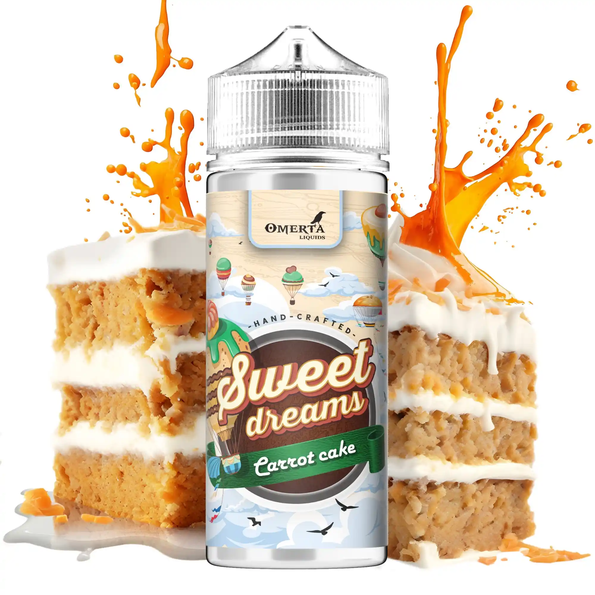 Omerta Liquids Sweet Dreams – Carrot Cake 30ml/120ml