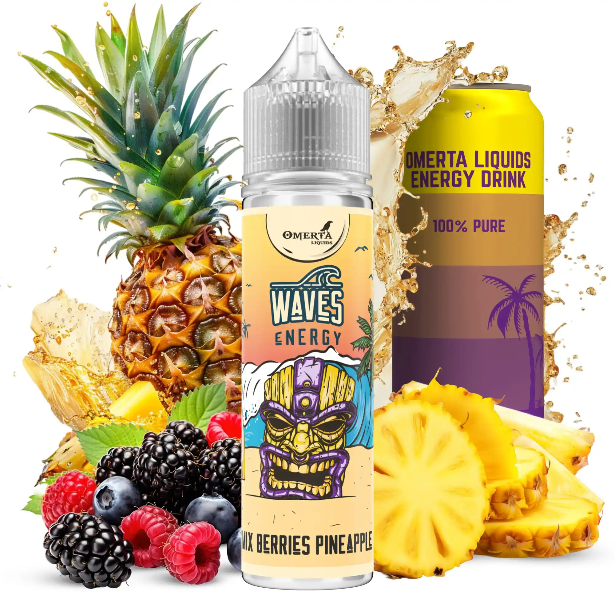Waves Energy Mix Berries Pineapple 15 / 60ml