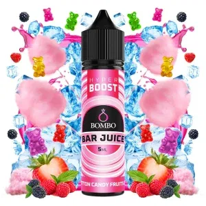 Bombo Bar Juice Hyper Boost Cotton Candy Fruits Ice 5ml / 60ml