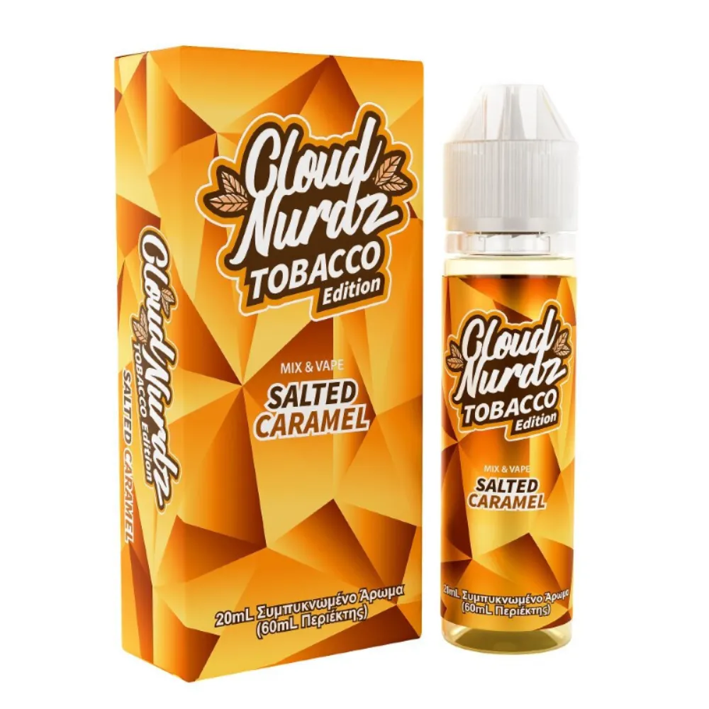 Cloud Nurdz Salted Caramel Tobacco 20ml/60ml