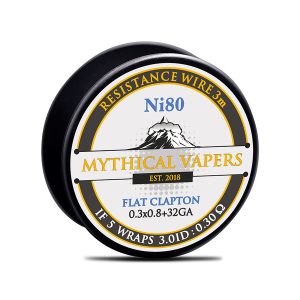 Mythical Vapers Σύρμα Flat Clapton Ni80 26GA*18GA+32GA 3m