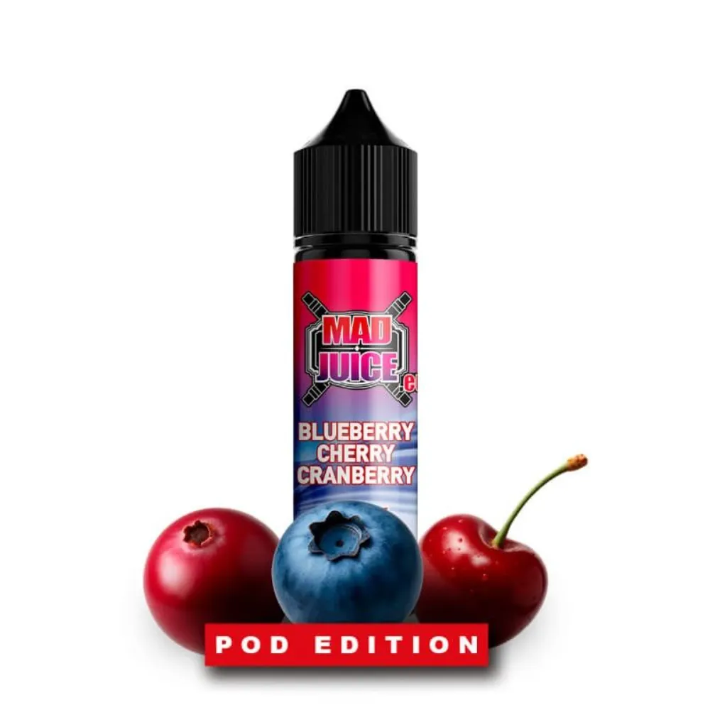 Mad Juice Pod Edition Blueberry Cherry Cranberry 12ml/60ml
