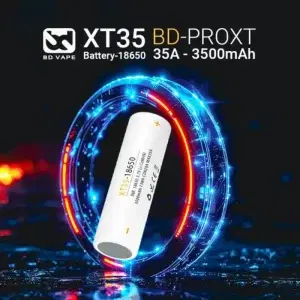 BD Vape High-End Battery BD-PRO XT35 18650 3500mAh 35A (1TEM)