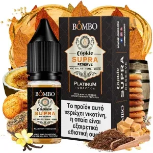 Bombo Platinum Tobaccos Cookie Supra Reserve Salt 10ml