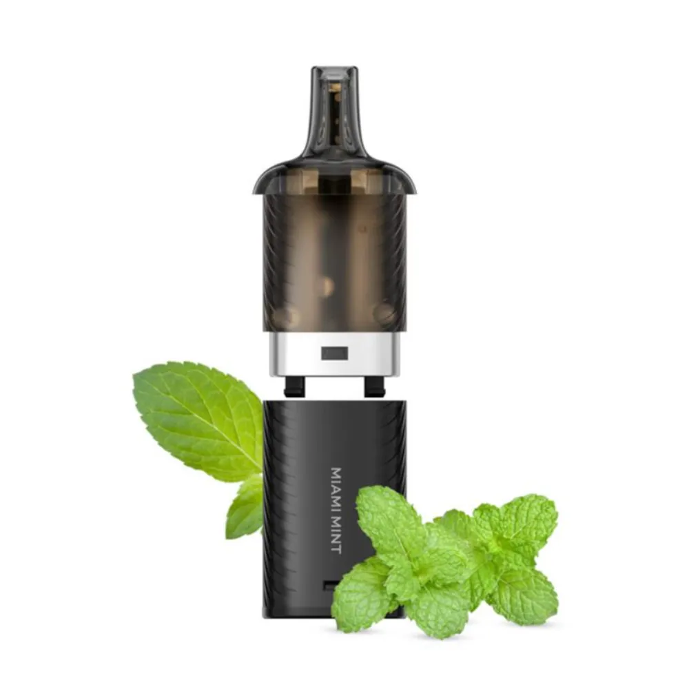 Vozol Vista Plug 20mg 2ml Prefilled Δεξαμενή + 10ml e liquid Miami Mint (10.000 puffs)
