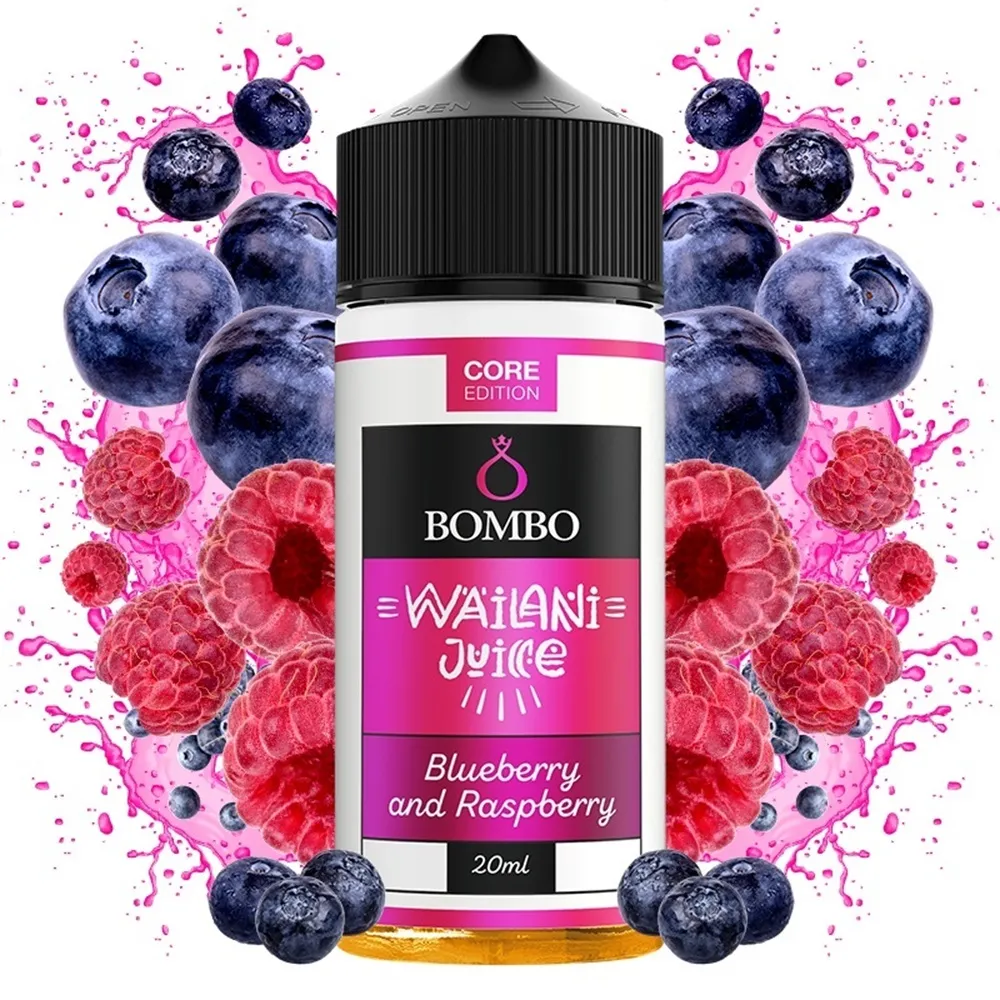 Bombo Wailani Juice Blueberry and Raspberry Core Edition 20ml/120ml