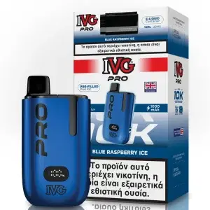 IVG Pro Kit Blue Raspberry Ice 20mg 2ml+10ml (10.000 puffs)