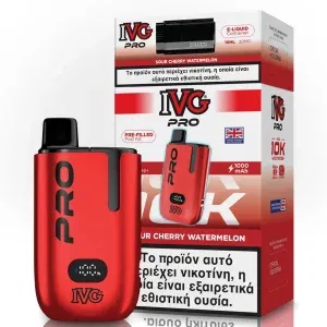 IVG Pro Kit Sour Cherry Watermelon 20mg 2ml+10ml (10.000 puffs)