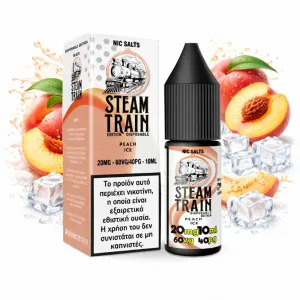 Steam Train Disposable Edition Peach Ice Nic Salt 20mg 10ml